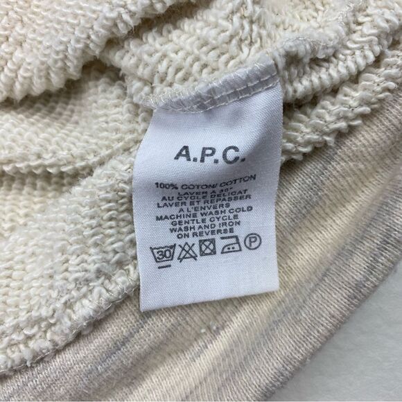 A.P.C Crewneck Sweatshirt Crewneck Cotton Large - Picture 4 of 4